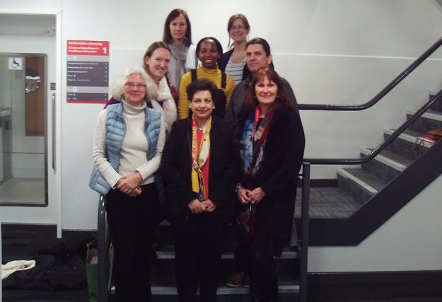 Dr. Mona Fouad with the CHAD team