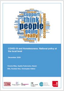 COVID-19 and Homelessness: National policy at the local level